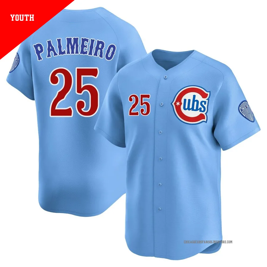 Chicago Cubs ＃25 Rafael Palmeiro Youth Limited 2nd Alternate Jersey - Royal