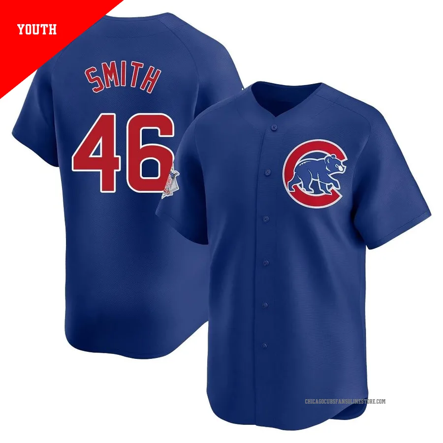 Chicago Cubs ＃46 Lee Smith Youth Limited Alternate Jersey - Royal