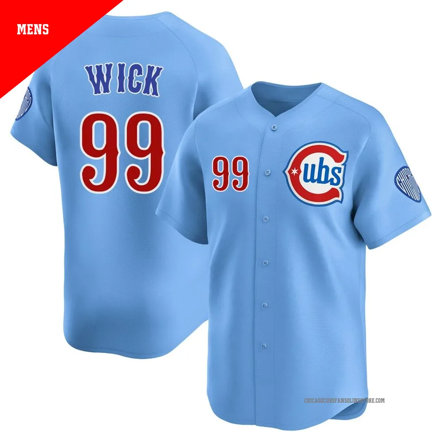 Chicago Cubs ＃99 Rowan Wick Men's Limited 2nd Alternate Jersey - Royal